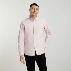 Alternative view of The Standard Fit Japanese Oxford Shirt | Uniform | Red / White | Standard