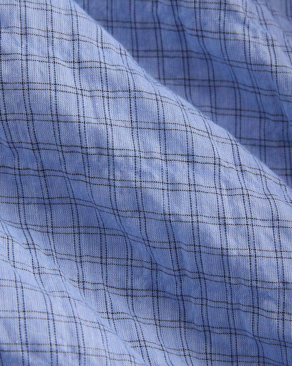 Textured Voile Resort Shirt | Open Air Plaid - Image 6