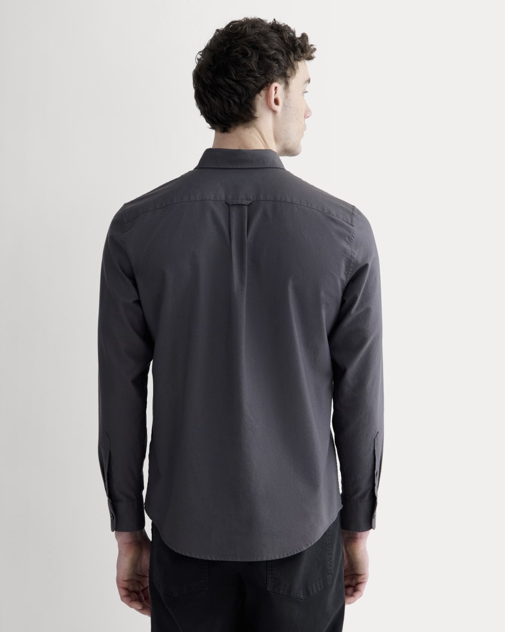The Slim Oxford Shirt | Slate Grey | Tall - Image 4