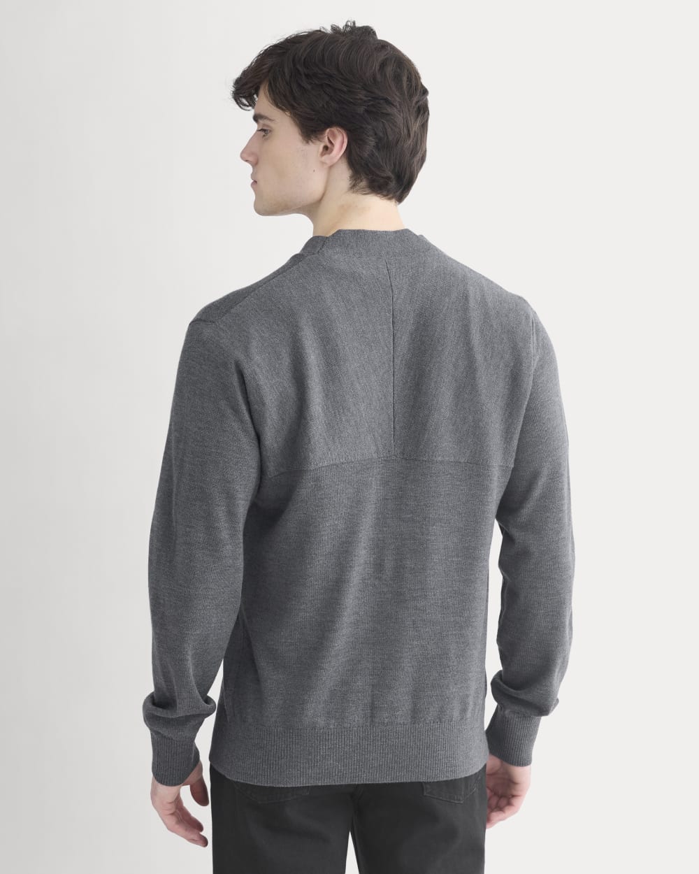 All-Year Cardigan | Heather Mid Charcoal - Image 5