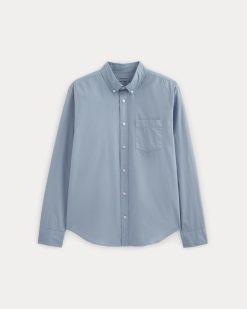 Alternative view of The Washed Poplin Shirt | Soft Blue
