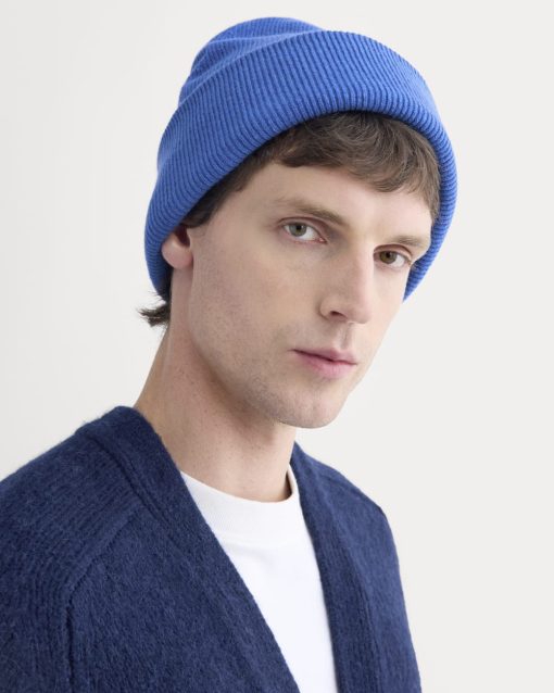 Alternative view of The Cabin Beanie | Classic Blue