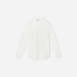 Alternative view of The Relaxed Poplin Shirt | White