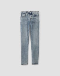 Alternative view of The Organic Cotton Straight-Leg Jean | Salt Lake