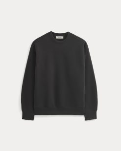 Alternative view of Luxe Fleece Crew Pullover | Black