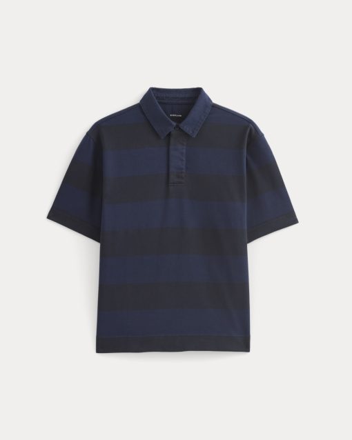 Alternative view of Vintage Rugby Polo | Navy / Black