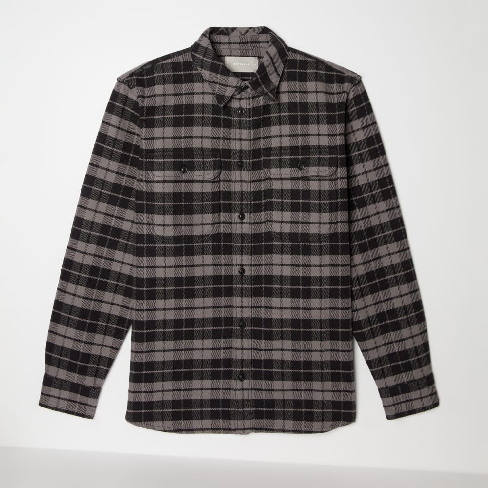The Heavyweight Overshirt | Uniform | Pewter Plaid - Image 2