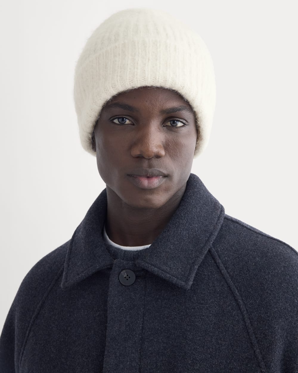 Plush Alpaca Beanie | Bone - Image 3