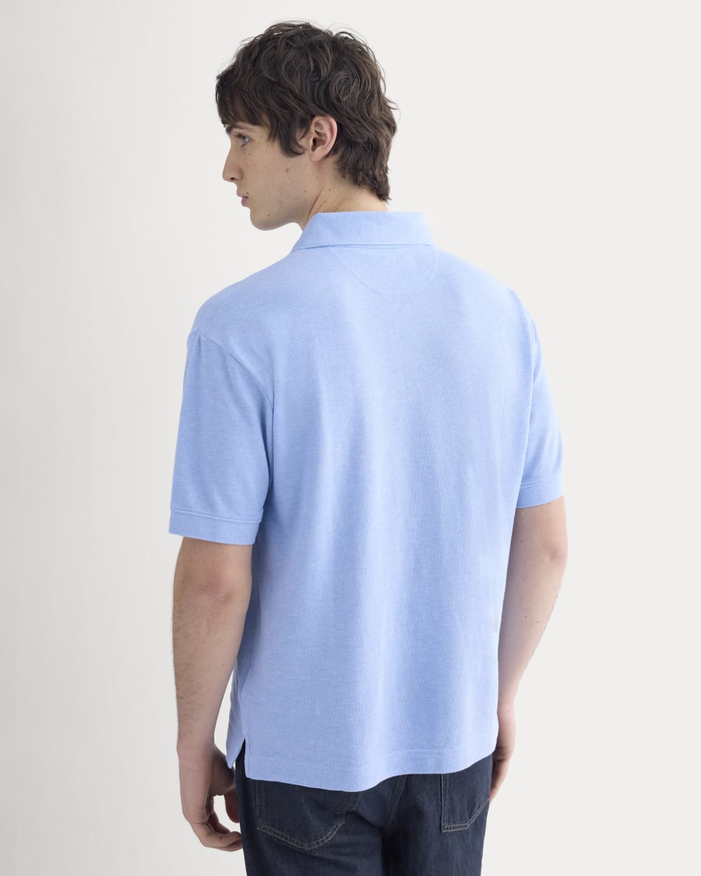 Classic Piqué Polo | Heathered Open Air - Image 5