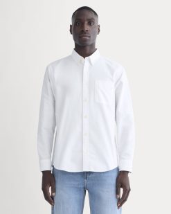 The Slim Oxford Shirt | White | Tall