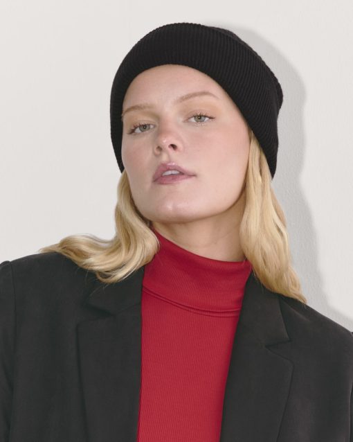 Alternative view of The Waffle Beanie | Black