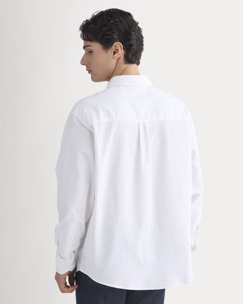 Lightweight Oversized Oxford | White - Image 6