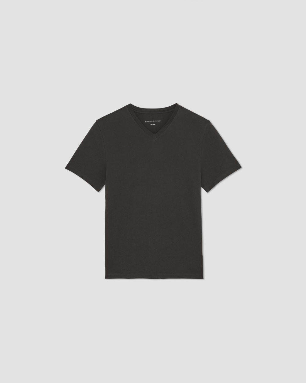 The Organic Cotton V-Neck Tee | Black - Image 2
